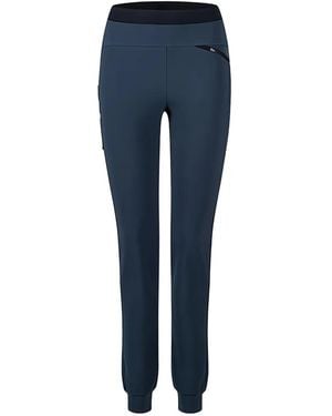 Montura Elasticated-Waistband Track Trousers - Blue