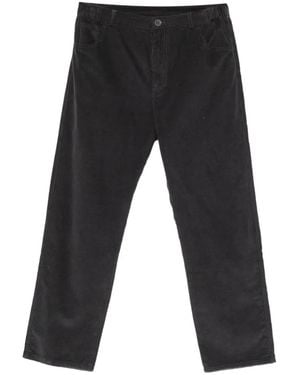 Private 0204 Corduroy Straight-Leg Pants - Black