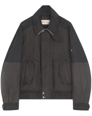 Dries Van Noten Overdyed Cotton Jacket - Black