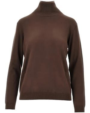 Weekend by Maxmara High-Neck Jumper - Brown