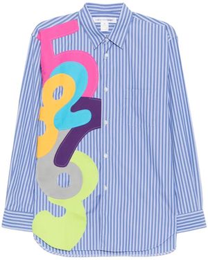 Comme des Garçons Striped Shirt - Blue