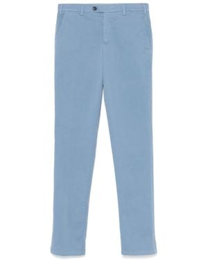 Canali Twill Chinos - Blue