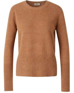 Herno Pull À Poignets Nervurés - Marron