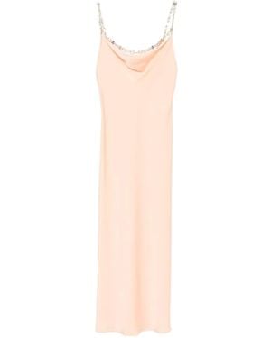 Rabanne Chain-Strap Midi Dress - White