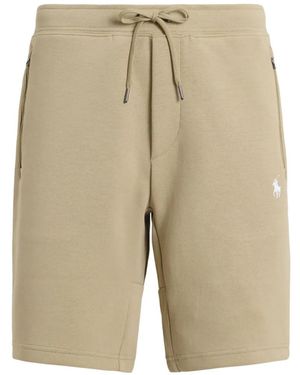 Polo Ralph Lauren Logo-Embroidered Drawstring Shorts - Natural