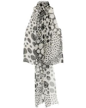 Isabel Sanchis Polka-Dot Scarf Blouse - White