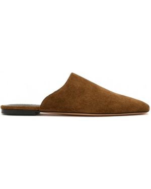 Yuzefi Sahra Suede Mules - Brown