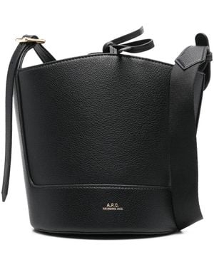 A.P.C. Bolso bombonera Ana pequeño - Negro