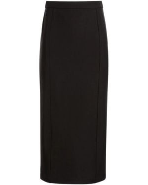 Bally Falda larga tipo gabardina - Negro