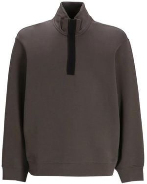 ARMANI EXCHANGE Sweatshirt Mit Kurzem Reißverschluss - Braun