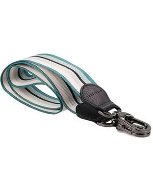 Longchamp Striped shoulder strap - Blau
