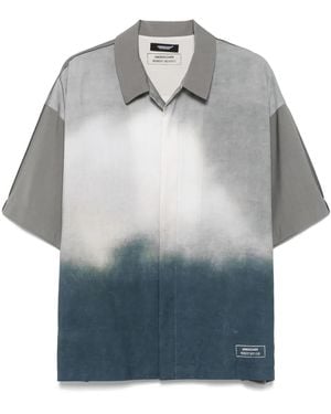 Undercover Camisa con estampado tie-dye - Gris