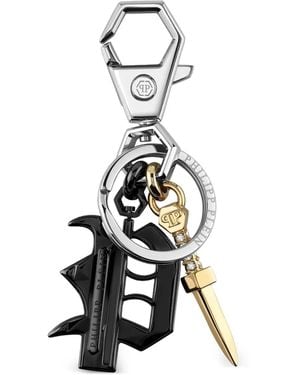 Philipp Plein Valentine Keyring - White