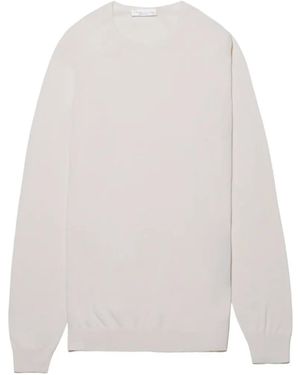 Roberto Collina Crew-Neck Long-Sleeve Jumper - White