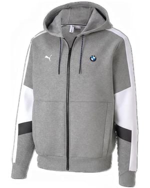 PUMA X Bmw Motorsport Full-Zip Hoodie - Grey