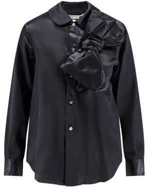 COMME DES GARÇONS PLAY Bow-Detail Shirt - Black