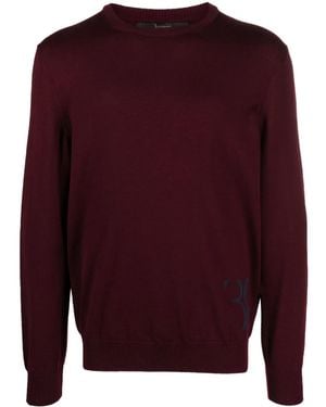 Billionaire Monogram-Embroidered Knitted Jumper