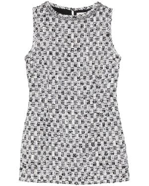 LIBEROWE Tweed Mini Dress - Black