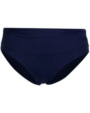 Melissa Odabash Gerafftes Bel Air Bikinihöschen - Blau