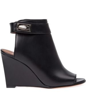 Givenchy Wedge Heel Sandals - Black