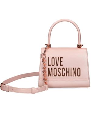 Love Moschino ロゴ ハンドバッグ - ピンク