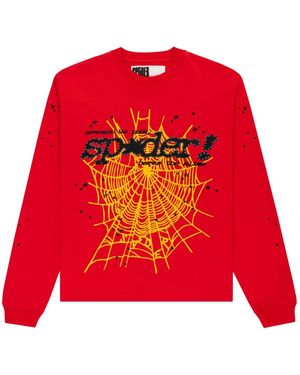 Sp5der Punk V2 グラフィック Tシャツ - レッド