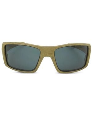 Oakley Heliostat Polarized Rectangle-Frame Sunglasses - Green