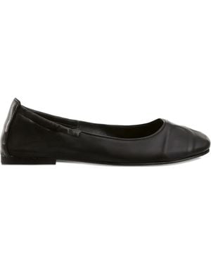 Högl Daisy Leather Ballet Flats - Black