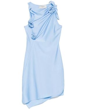 Coperni Flower Mini Dress - Blue