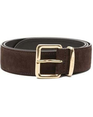 Miu Miu Suede Belt - Brown