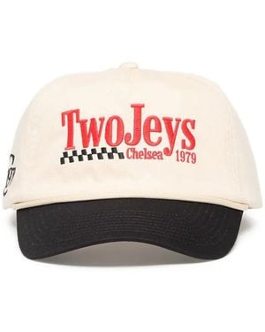 Twojeys Logo-Embroidery Baseball Cap - Pink