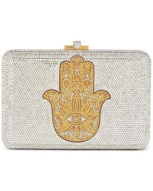 Judith Leiber Hamsa Clutch Mit Kristallverzierung - Weiß