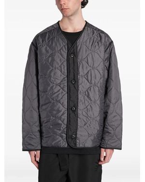 Peacemaker Oamc Veste Matelassée Casual À Col V - Gris