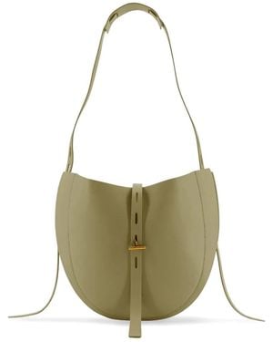 MINOBOSSI Lizzie Leather Shoulder Bag - Green