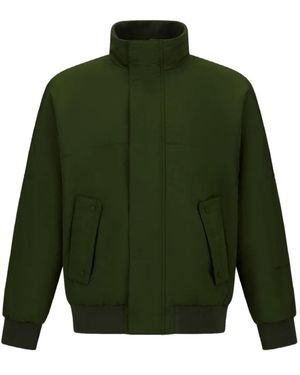 Herno Laminar High-Neck Bomber Jacket - Green