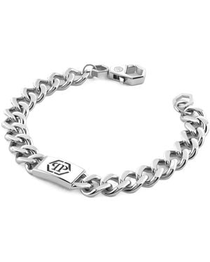 Philipp Plein Stainless Steel Bracelet - Metallic