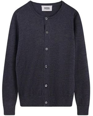 Alpha Industries Alpha Studio Buttoned Cardigan - Blue