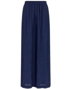 Gianluca Capannolo Claudia Polka-Dot Palazzo Pants - Blue
