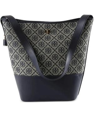 Tory Burch Beuteltasche Mit T-Monogramm - Schwarz