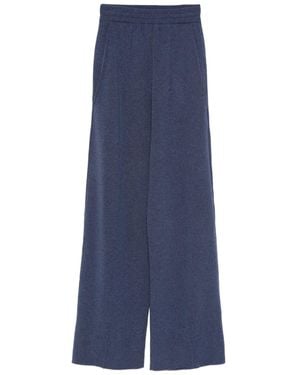 Lanvin Gebreide Broek - Blauw