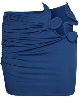 Christopher Esber Venus Cut-Out Miniskirt - Blue