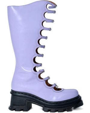 Dr. Martens 40Mm X Marc Jacabs Kiki Boots - Blue