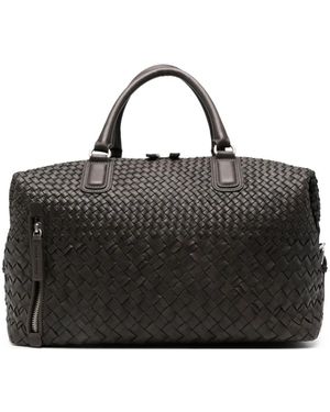 Officine Creative Sac Fourre-Tout En Cuir Tressé - Black