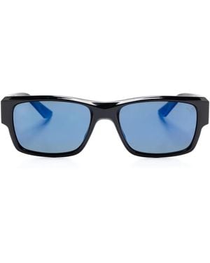 PUMA Gafas De Sol Con Montura Rectangular - Azul