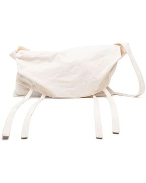Jan Jan Van Essche Front-Flap Cotton-Blend Tote Bag - Natural