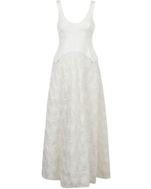 Jonathan Simkhai Corset-Style Midi Dress - White