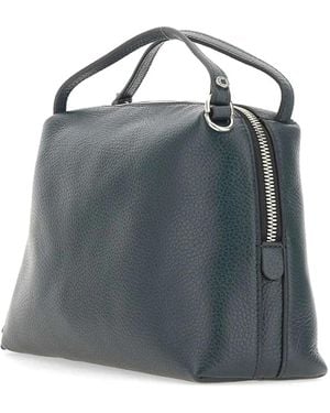 Gianni Chiarini Medium Alifa Pebbled Leather Tote Bag - Blue
