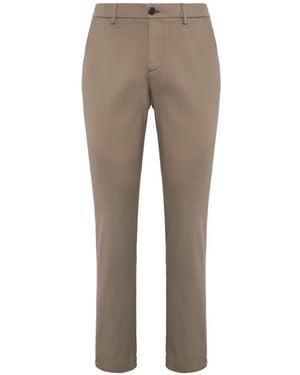 BOGGI Stretch Cotton/Tencel Trousers - Grey