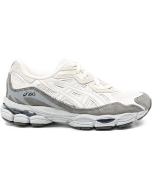 Asics Paneled Mesh Sneakers - White