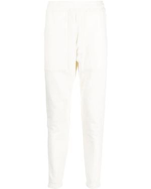 Low Brand Tapered Cotton Track Trousers - White